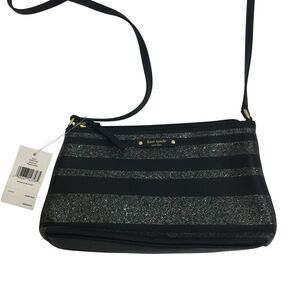 Kate Spade Haven Lane Ramey Crossbody Bag Handbag Glitter Stripes NWT